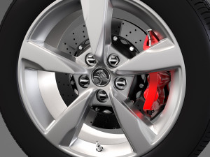 holden commodore sv6 2017 wheel Model 3D
