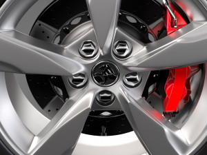 holden commodore sv6 2017 wheel Model 3D