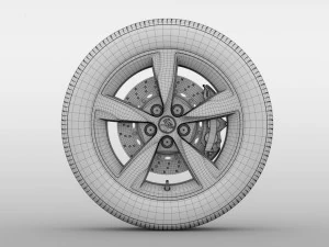 holden commodore sv6 2017 wheel 3D Model
