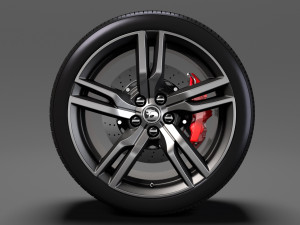hsv clubsport r8 tourer gen f2 wheel 2017 3D Model