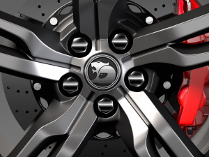 hsv clubsport r8 tourer gen f2 wheel 2017 3D Model
