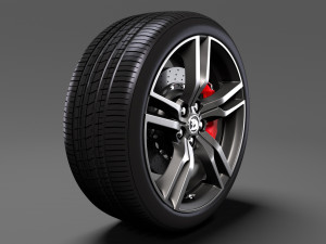 hsv clubsport r8 tourer gen f2 wheel 2017 3D Model
