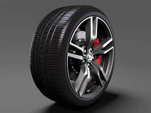 hsv clubsport r8 tourer gen f2 wheel 2017 3D Model