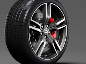 hsv clubsport r8 tourer gen f2 wheel 2017 3D Model