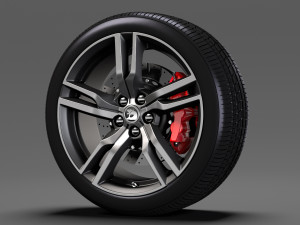 hsv clubsport r8 tourer gen f2 wheel 2017 3D Model