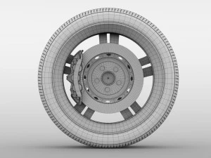 hsv clubsport r8 tourer gen f2 wheel 2017 3D Model