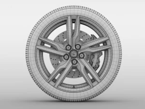 hsv clubsport r8 tourer gen f2 wheel 2017 3D Model