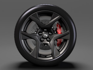 hsv gts gen f2 wheel 2017 3D 모델
