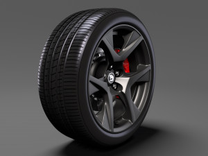 hsv gts gen f2 wheel 2017 Model 3D