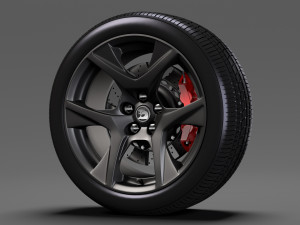 hsv gts gen f2 wheel 2017 Model 3D