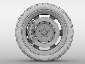 hsv gts gen f2 wheel 2017 Model 3D