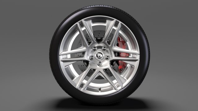 hsv gts maloo gen f2 2017 wheel 3D Модель .c4d .max .obj .3ds .fbx .stl .blend 
