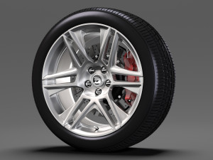 hsv gts maloo gen f2 2017 wheel 3D Модель