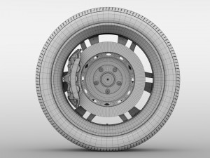 hsv gts maloo gen f2 2017 wheel 3D Модель