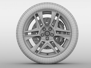 hsv gts maloo gen f2 2017 wheel 3D Модель