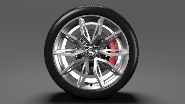 hsv gts maloo gen f2 wheel 2017 3D Модель .c4d .max .obj .3ds .fbx .stl .blend 