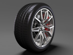 hsv gts maloo gen f2 wheel 2017 3D Модель