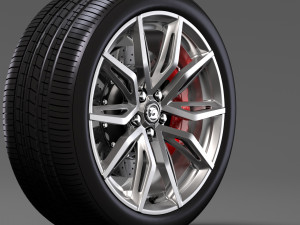 hsv gts maloo gen f2 wheel 2017 3D Модель