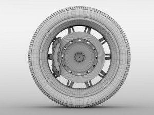 hsv gts maloo gen f2 wheel 2017 3D Модель