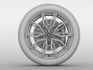 hsv gts maloo gen f2 wheel 2017 3D Модель