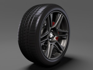 hsv maloo r8 black 2017 wheel 3D Модель