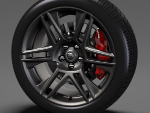 hsv maloo r8 black 2017 wheel 3D Модель