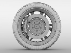 hsv maloo r8 black 2017 wheel 3D Модель