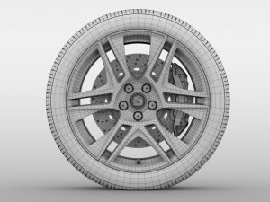 hsv maloo r8 black 2017 wheel 3D Модель