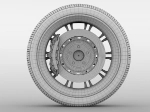 Koło sygnowane przez senatora hsv gen f2 2017 Model 3D