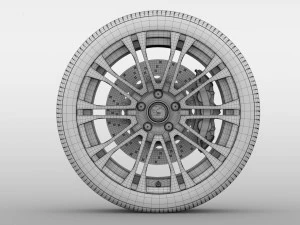 Koło sygnowane przez senatora hsv gen f2 2017 Model 3D