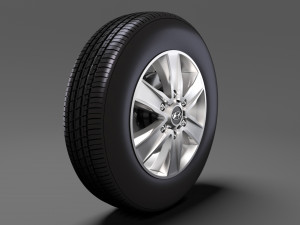 hyundai h350 van wheel 2017 3D Model