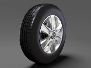 hyundai h350 van wheel 2017 3D Model