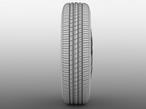 hyundai h350 van wheel 2017 3D Model