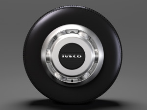 iveco daily minibus front wheel 2017 3D Model