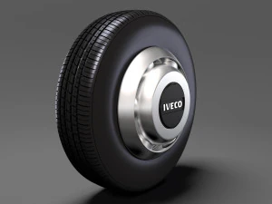 iveco daily minibus front wheel 2017 3D Model