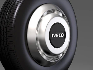 iveco daily minibus front wheel 2017 3D Model