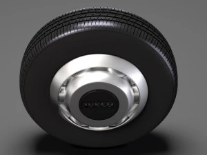 iveco daily minibus front wheel 2017 3D Model