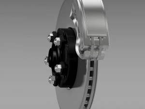 iveco daily minibus front wheel 2017 3D Model