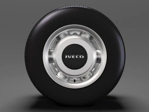 iveco daily minib&uuml;s arka tekerlek 2017 3D Model