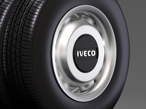 iveco daily minibus rear wheel 2017 Modello 3D