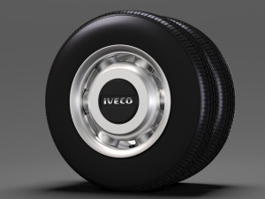 iveco daily minibus rear wheel 2017 Modello 3D