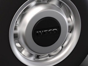 iveco daily minibus rear wheel 2017 Modello 3D