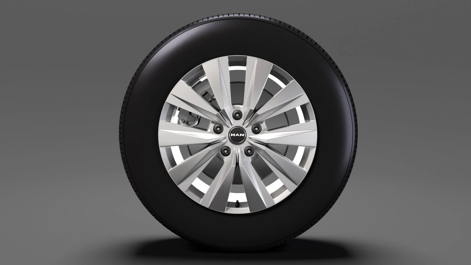 man tge van 2017 wheel 3D Model .c4d .max .obj .3ds .fbx .stl .blend 