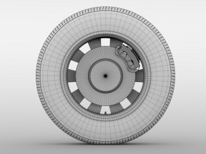 man tge van 2017 wheel 3D Model