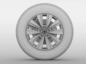 man tge van 2017 wheel 3D Model