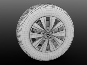 man tge van 2017 wheel 3D Model