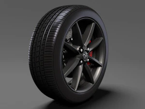 mazda mx 5 maita wheel 2017 3D Model