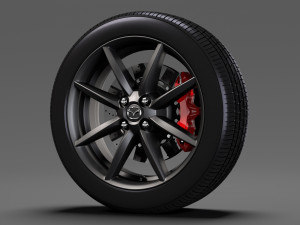 mazda mx 5 maita wheel 2017 3D मॉडल