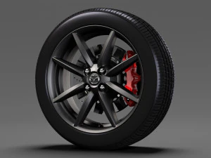 mazda mx 5 maita wheel 2017 3D Model