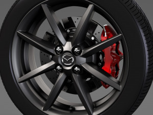 mazda mx 5 maita wheel 2017 3D मॉडल